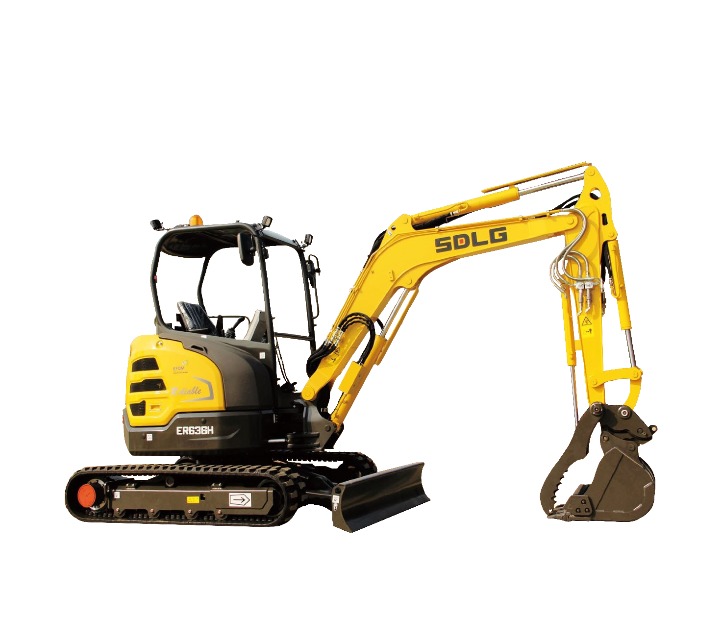 ER636H  SDLG Compact Excavator  3.8 t (8,377 lbs) | 18.2 kW (24.4 hp)