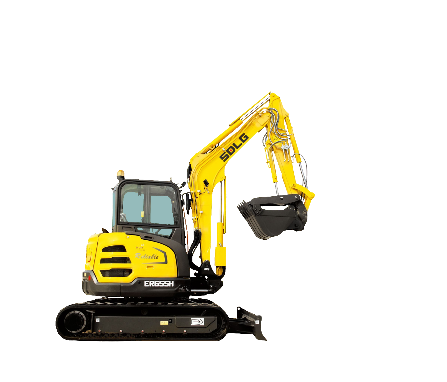 ER655H  SDLG Compact Excavator   5.9 t (13,007 lbs) | 35.5 kW (48 hp)